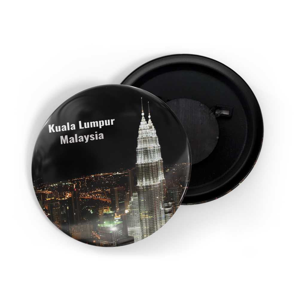 dhcrafts Fridge Magnet Multicolor Famous Tourist Place Kuala Lumpur Malaysia D2 Glossy Finish Design Pack of 1